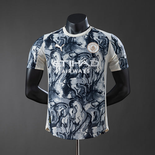 Man City 25/26 Special White/Black Edition Jersey - Player Version